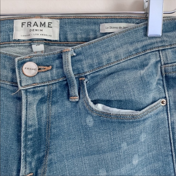 NEW Frame Le Skinny de Jeanne Denim - Picture 7 of 8